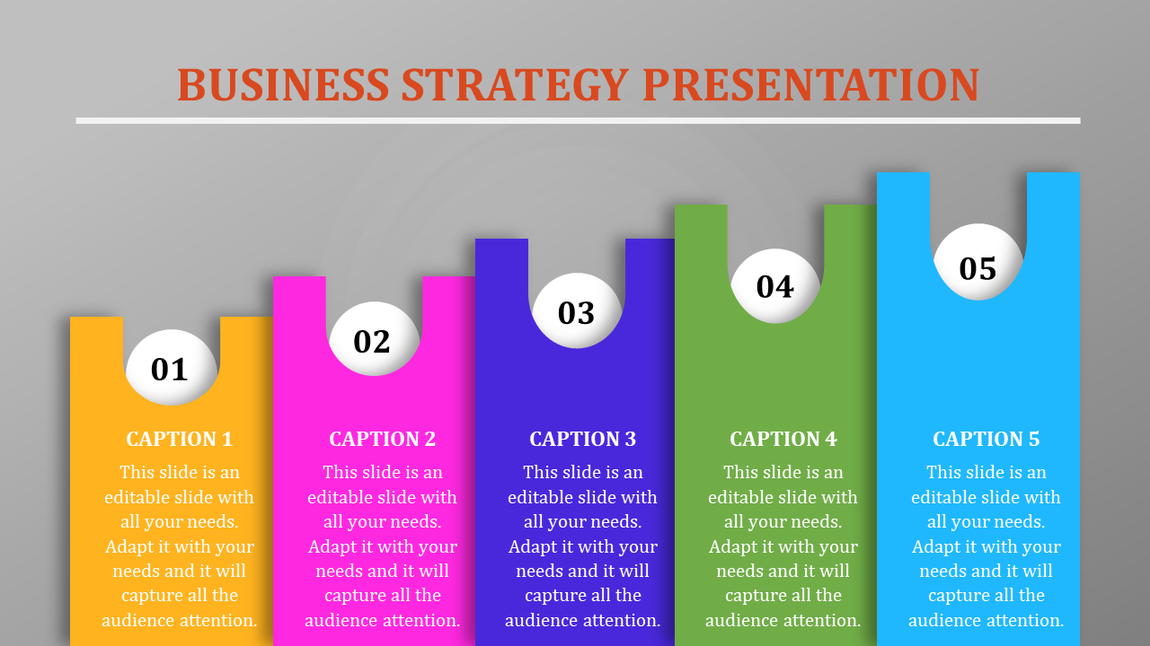 Ascending Ordered Business Strategy Template