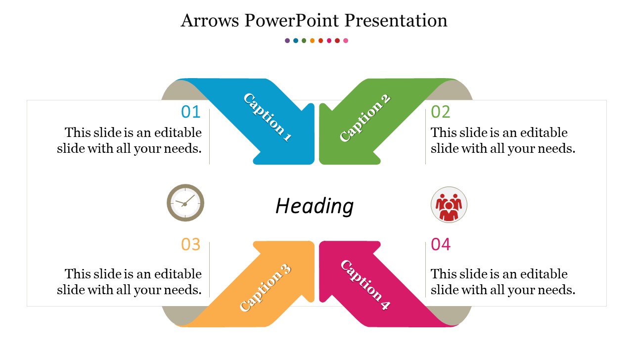 Arrows PowerPoint for Sequential Process Visualization