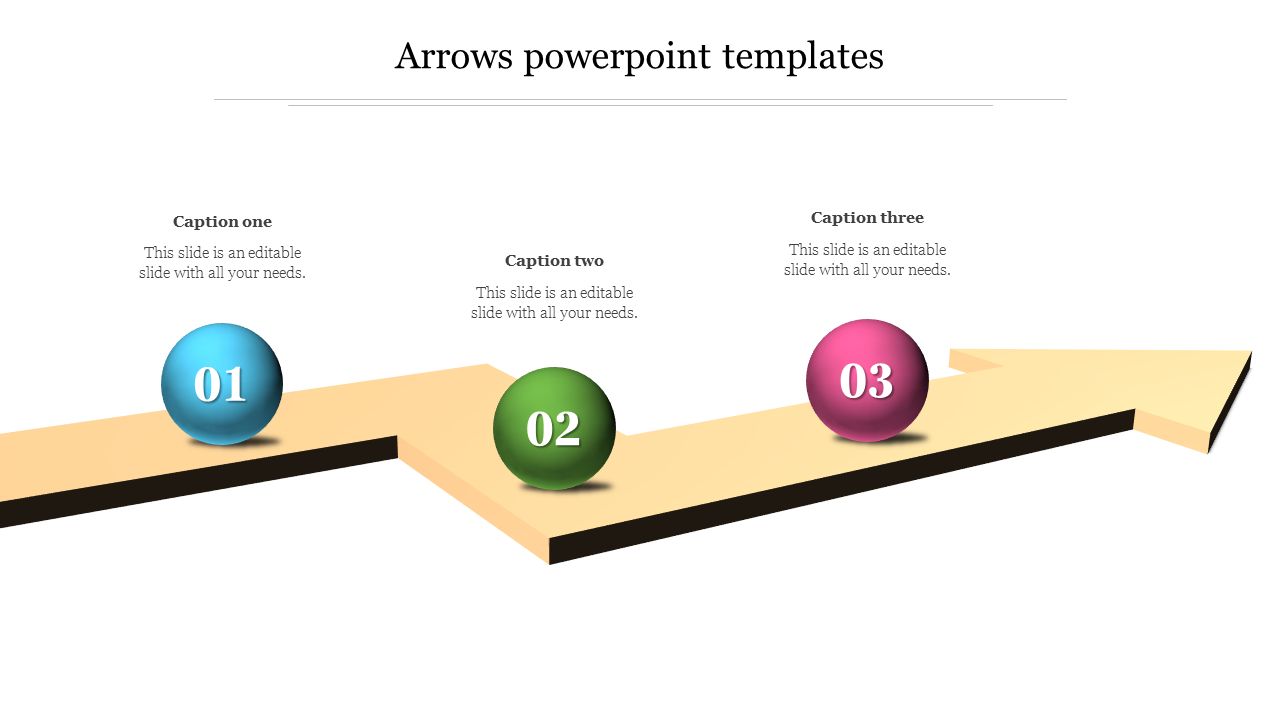 Professional Arrows PowerPoint Templates for Presentations