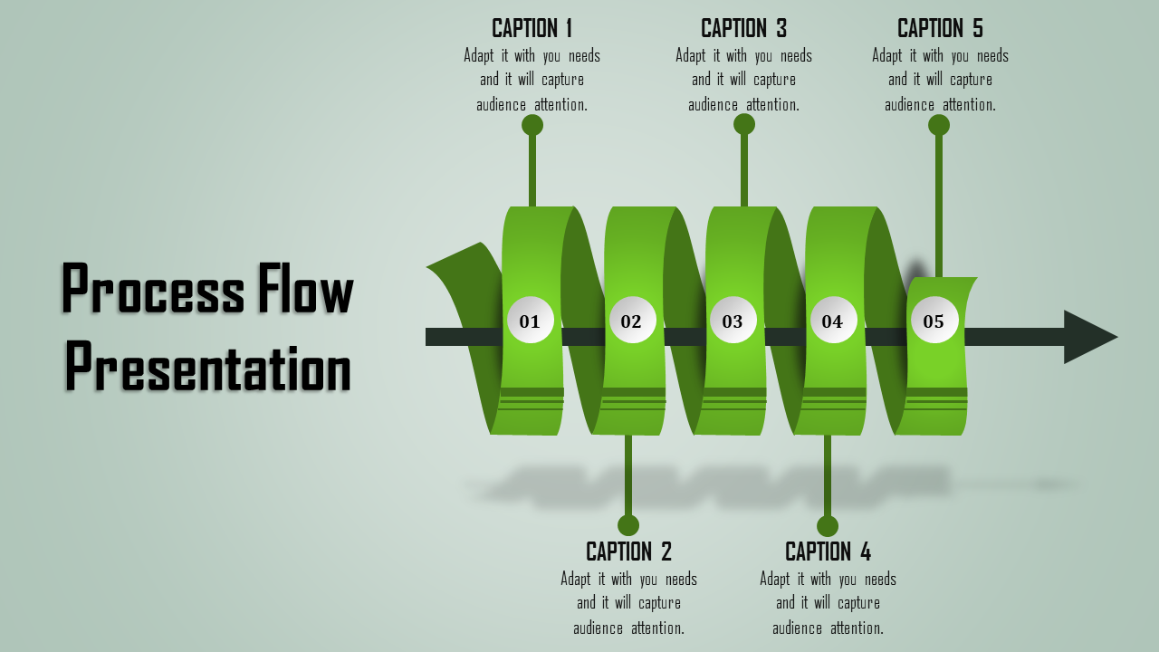 Process Flow PPT Template for Streamlined Processes