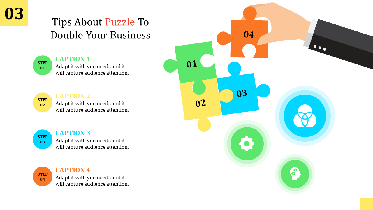 Editable Puzzle PPT Template and Google Slides Template