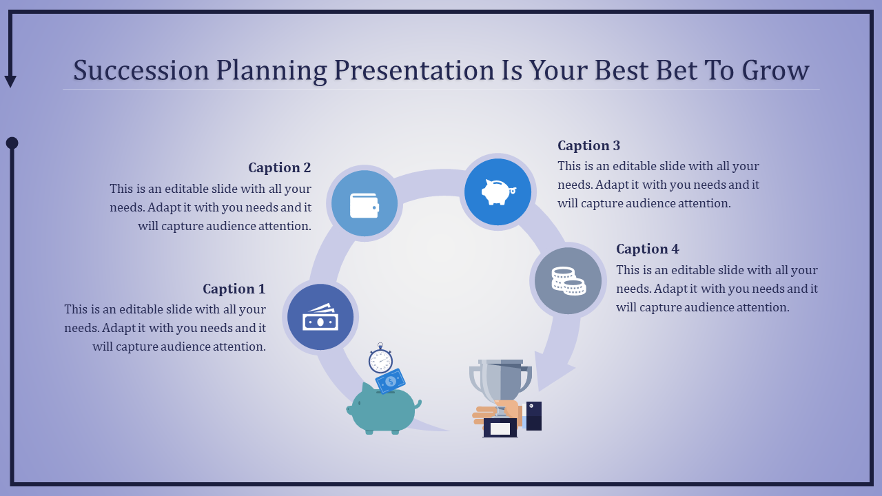 Simple Succession Planning Presentation for PPT and Google slides 