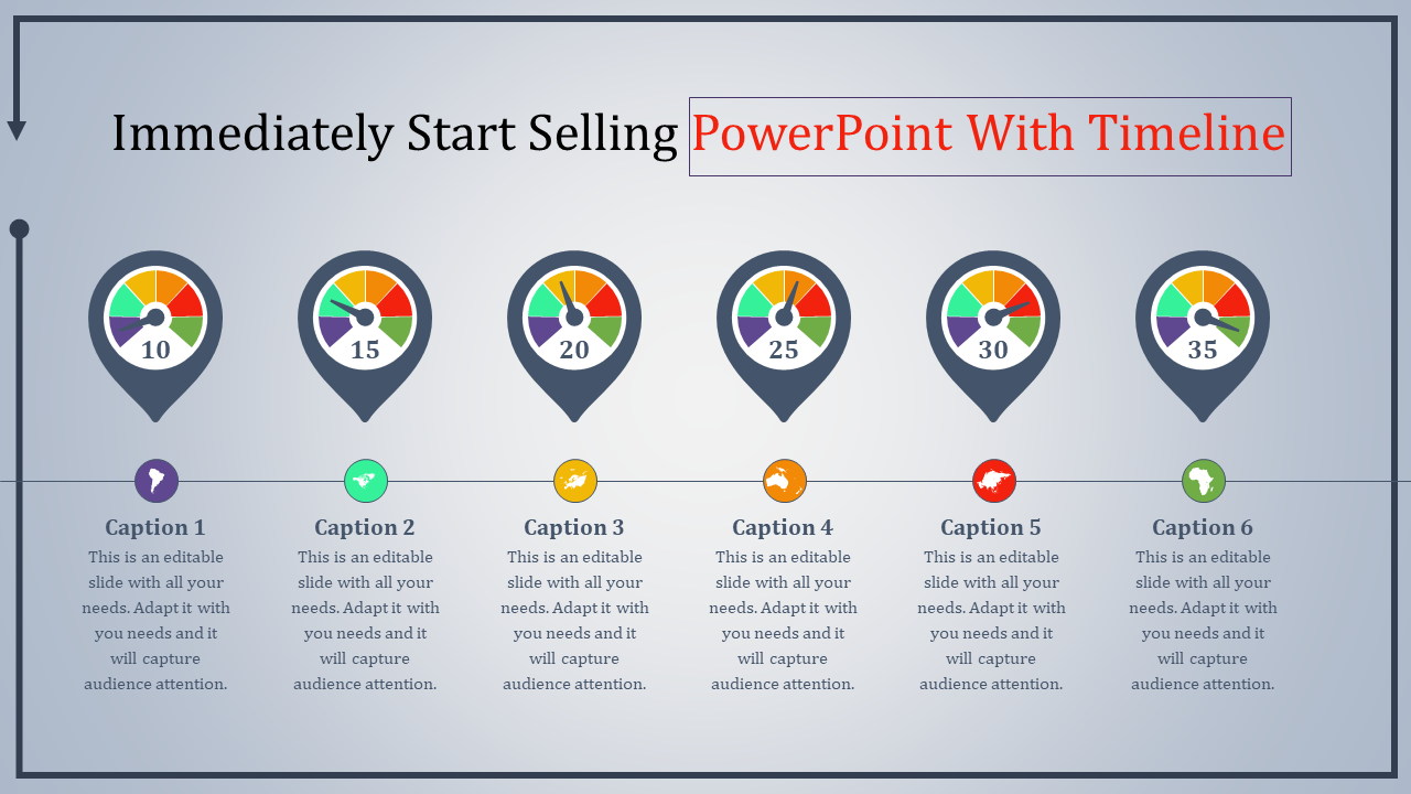 Timeline PowerPoint Presentation and Google Slides