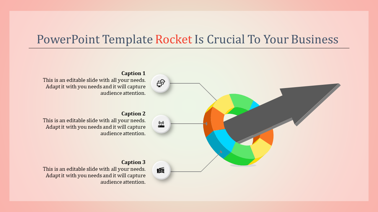 Attractive Rocket PowerPoint Presentation Template 