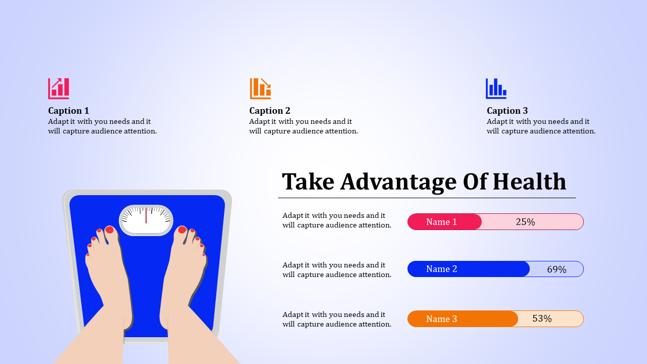 Health PowerPoint Templates - Weight Machine Presentation