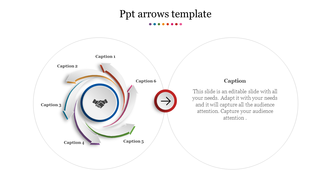 Attractive PowerPoint and Google Slides Arrow Template