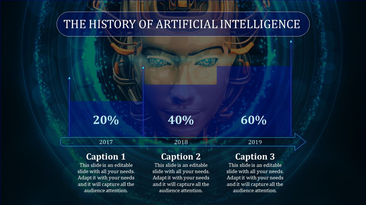 Modern Artificial Intelligence Slide Template Presentation