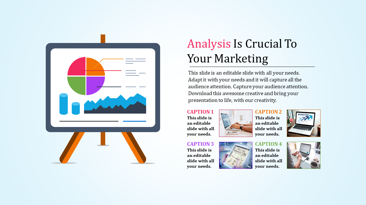 Creative Analysis PPT Template Slide Designs-Four Node