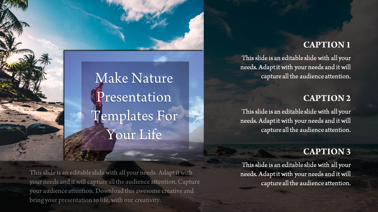 Nature PowerPoint Presentation Template and Google Slides