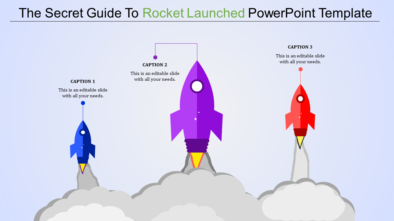 Best Rocket Launched PowerPoint Template and Google slides