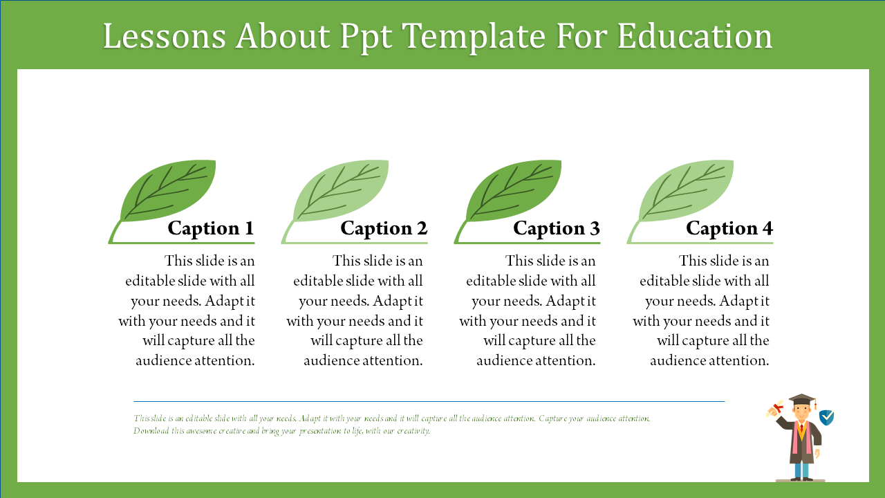 Ready To Use PPT Template and Google Slides For Education 