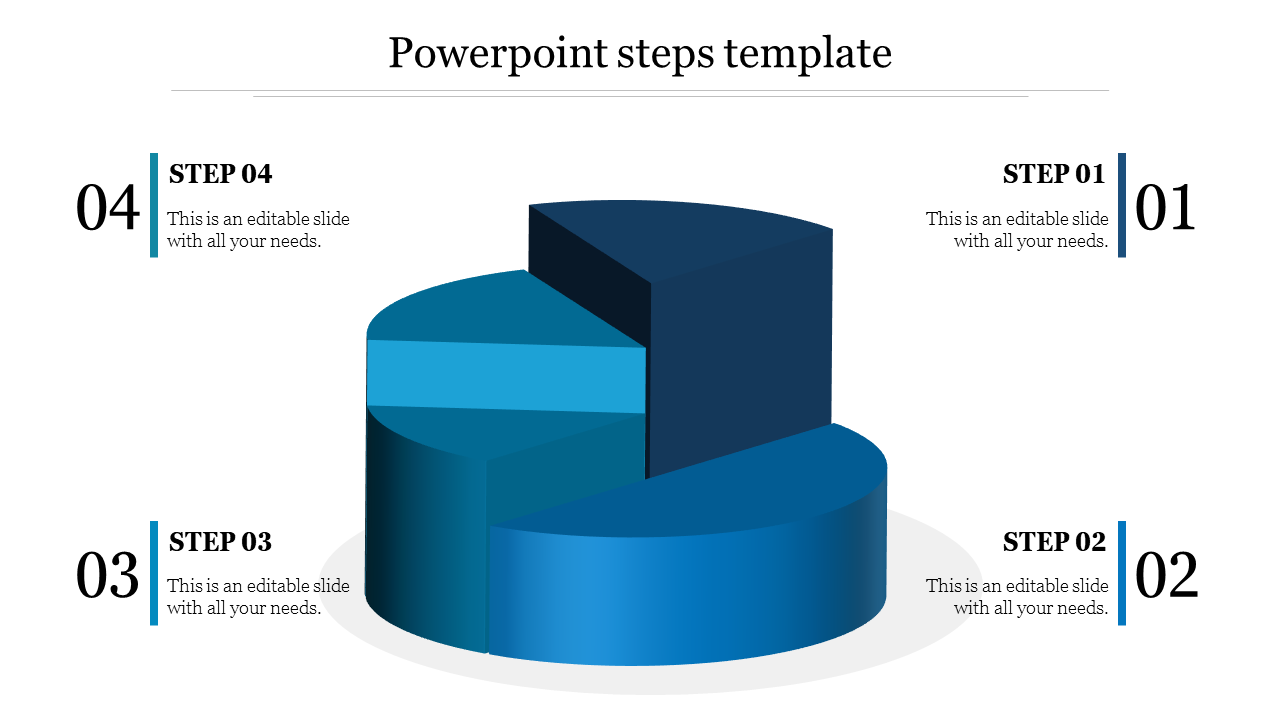 Magnificent PowerPoint Steps Template Slide Design