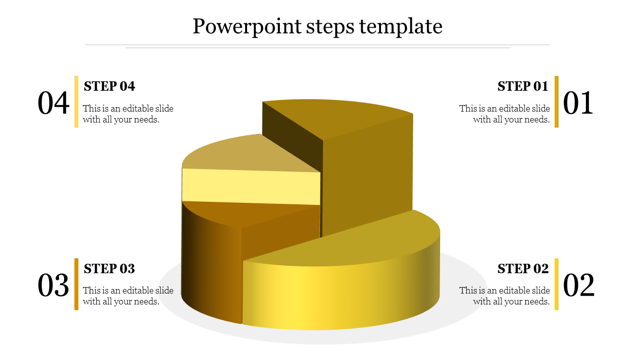 Amazing PowerPoint Steps Template for Workflow Management