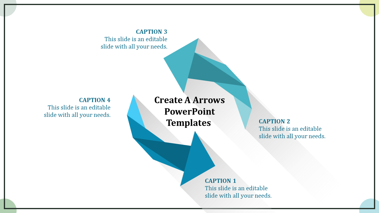 Arrows PowerPoint Templates for Visualizing Processes