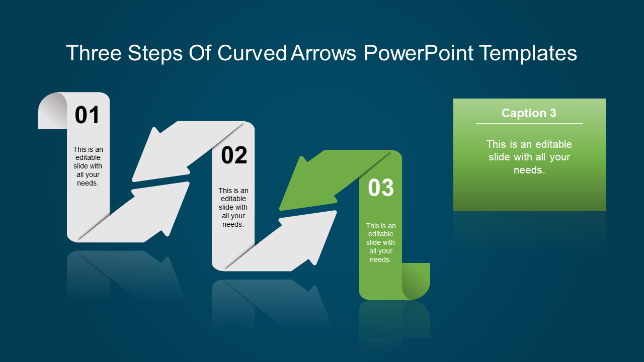 Reflection Arrows PowerPoint Templates And Google Slides Themes