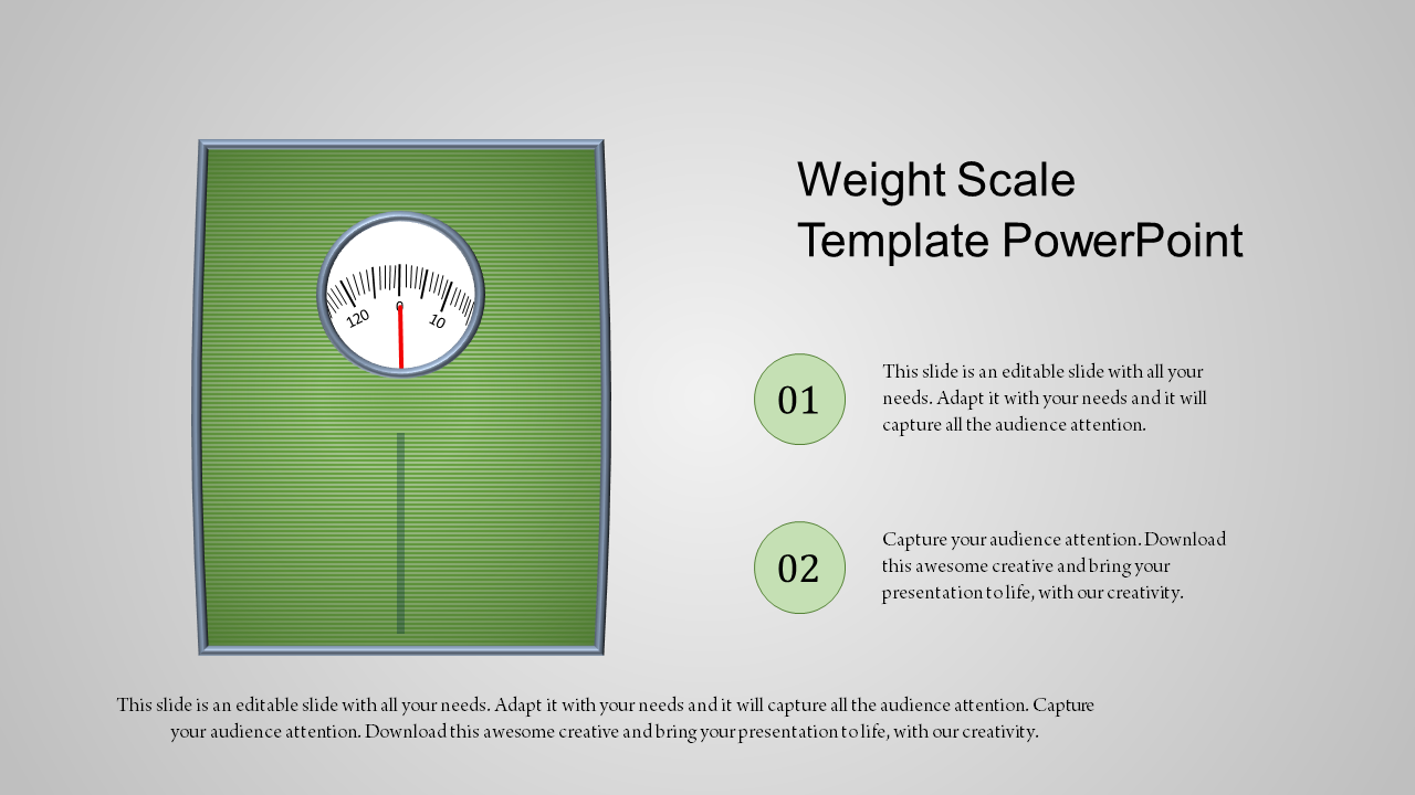 Innovative Scale PowerPoint Template and Google Slides