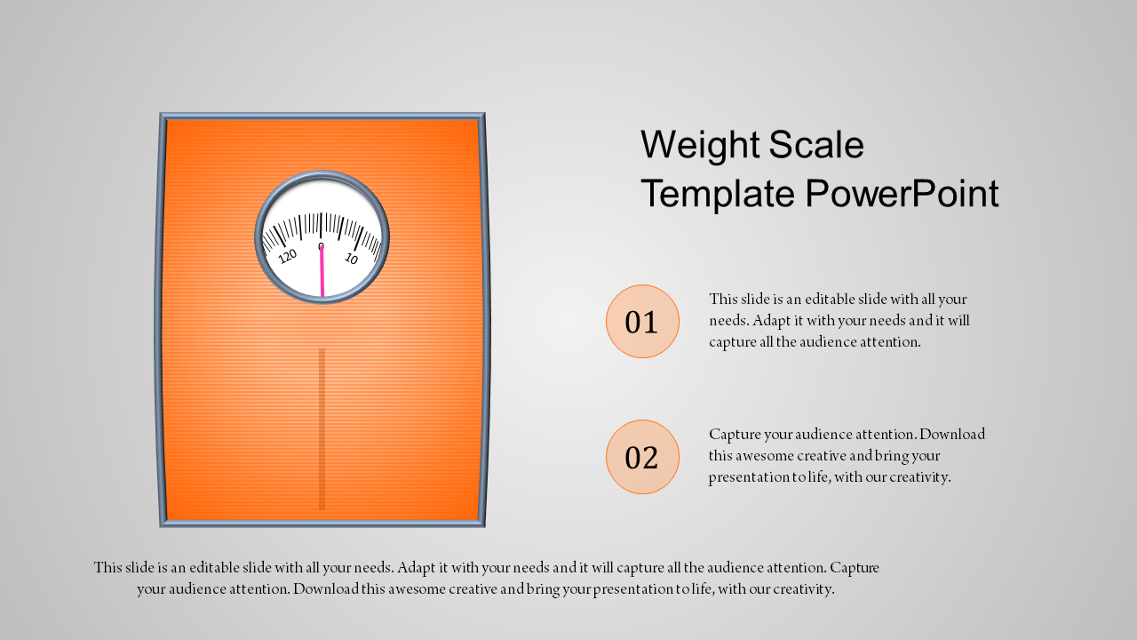 Incredible Scale template PowerPoint and Google slides