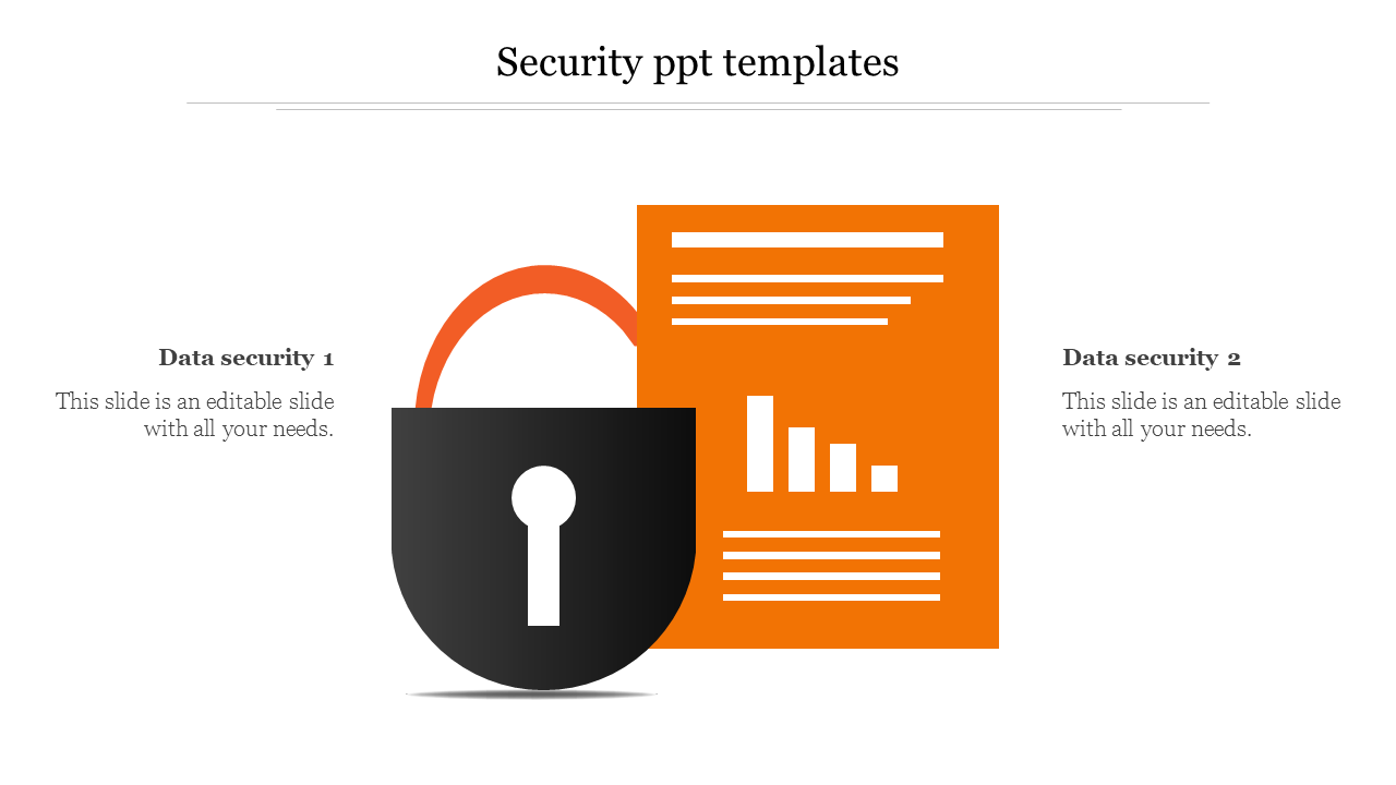 Clean Security PPT Template and Google Slides Themes