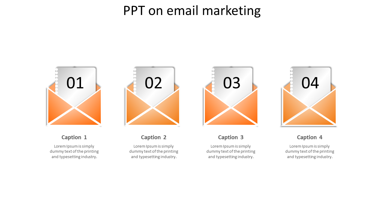 Use PPT on Email Marketing PPT Presentation Slides