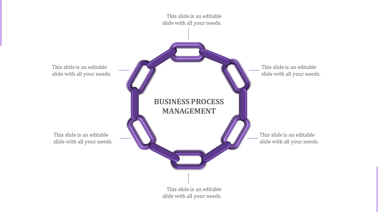 Business Process Management PowerPoint Template Slides