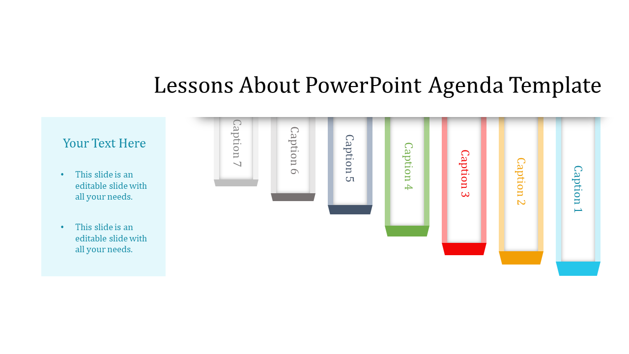 PowerPoint Agenda Template for Structured Meetings