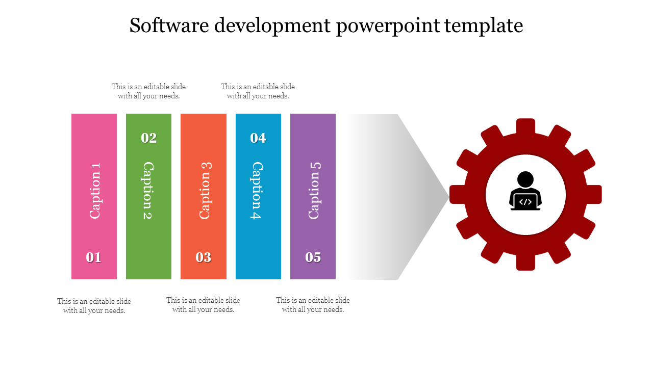 Attractive Software Development PPT and Google Slides