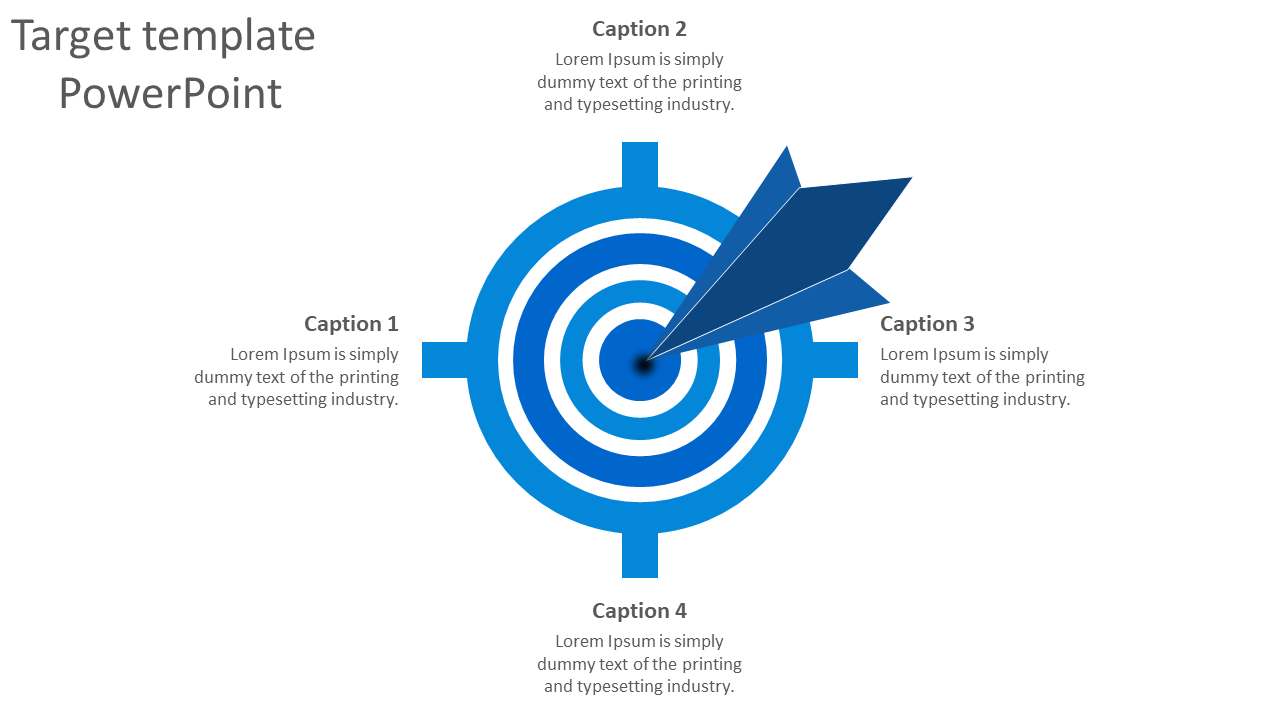 Precise Target Template PowerPoint for Strategic Planning