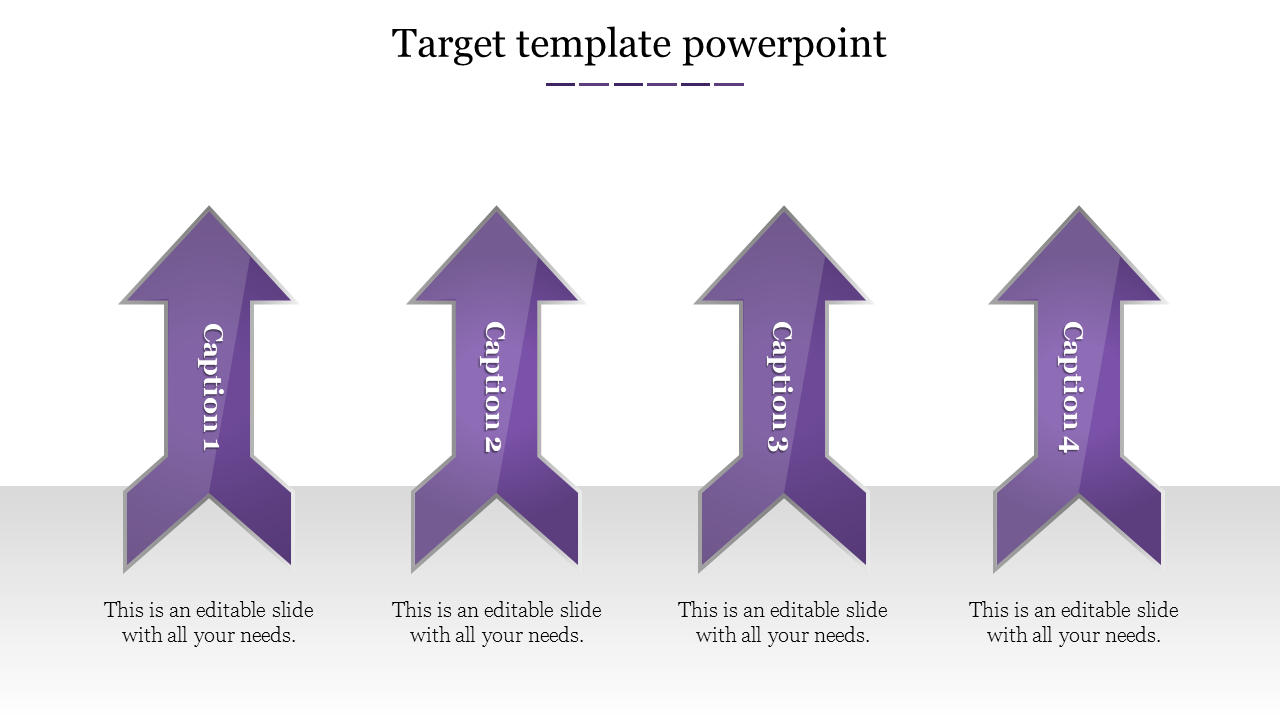 Attractive Target Template PowerPoint Presentation Slide