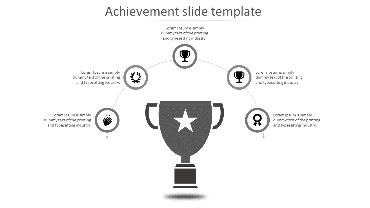 Astonishing Achievement Slide Template Presentation