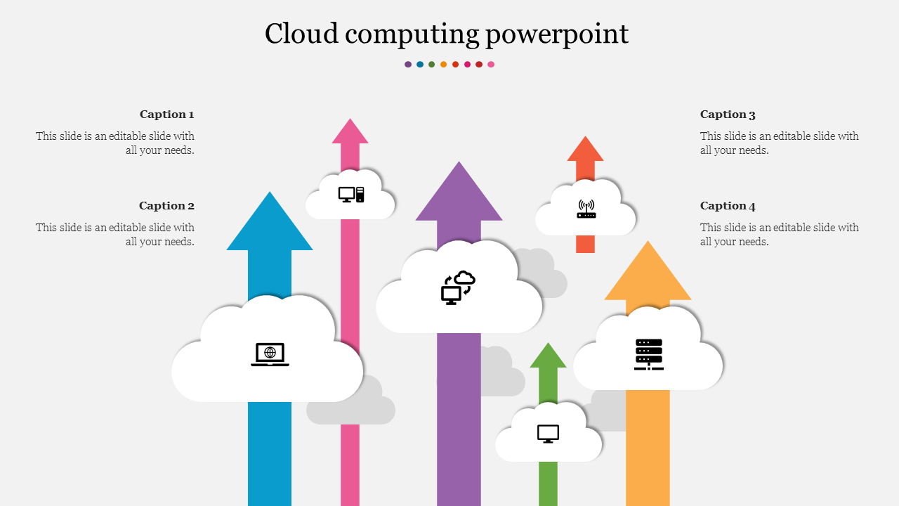 Cloud Computing PowerPoint for Technology Solutions