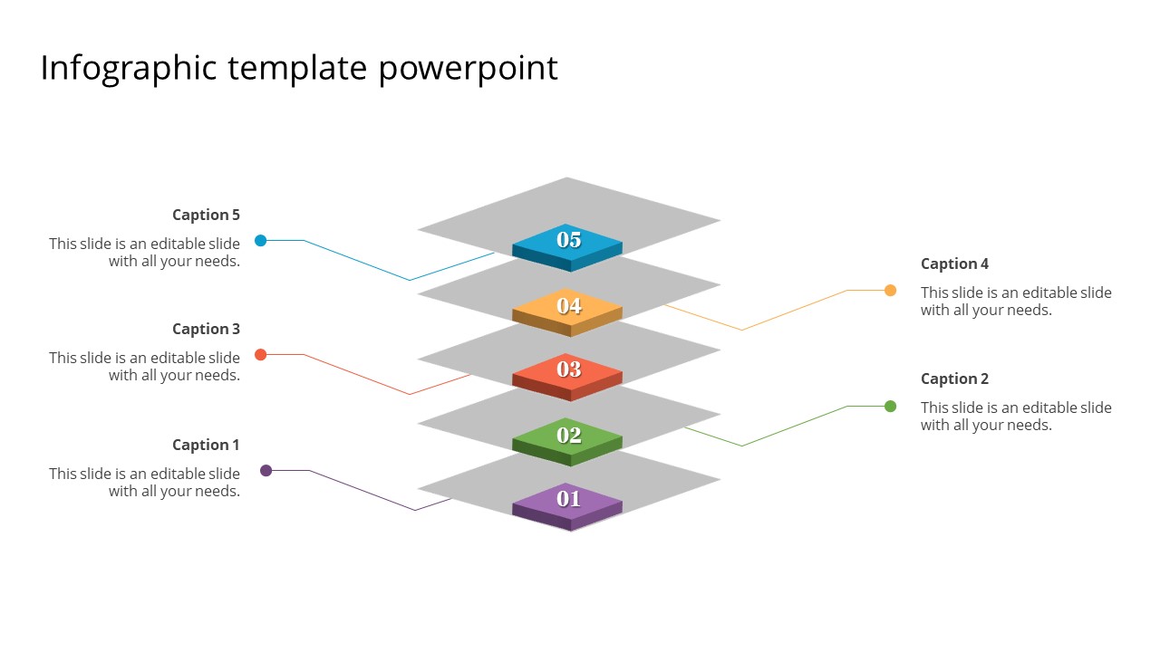 Editable Infographic Template PowerPoint for Engaging Data