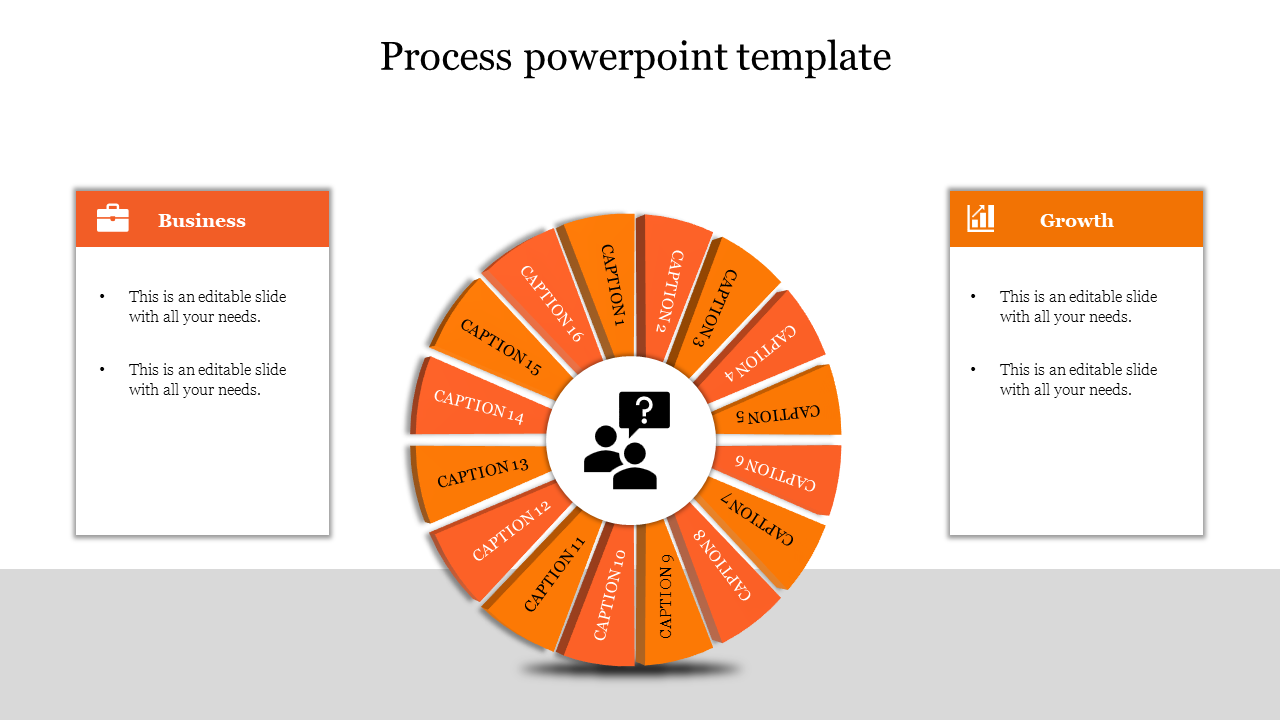 Amazing Process PowerPoint Template for Project Execution