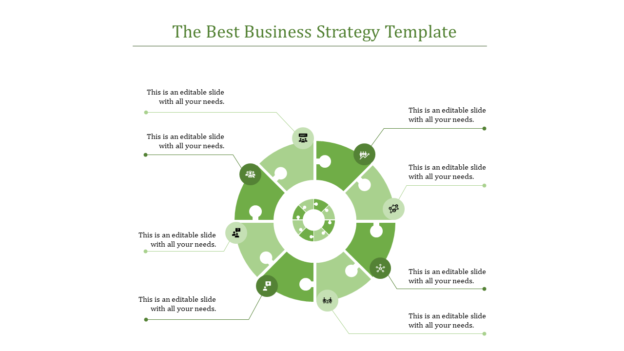 Business Strategy Template PPT And Google Slides