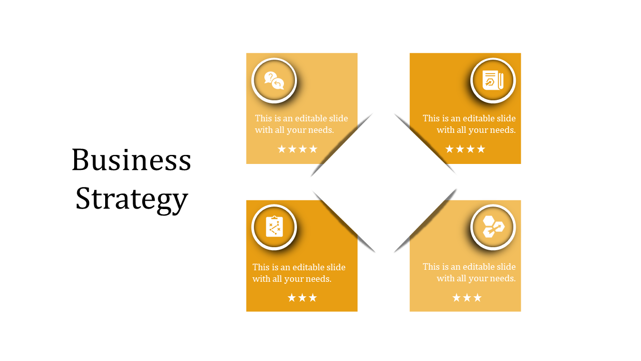 Advanced Business Strategy Template for Competitive Analysis