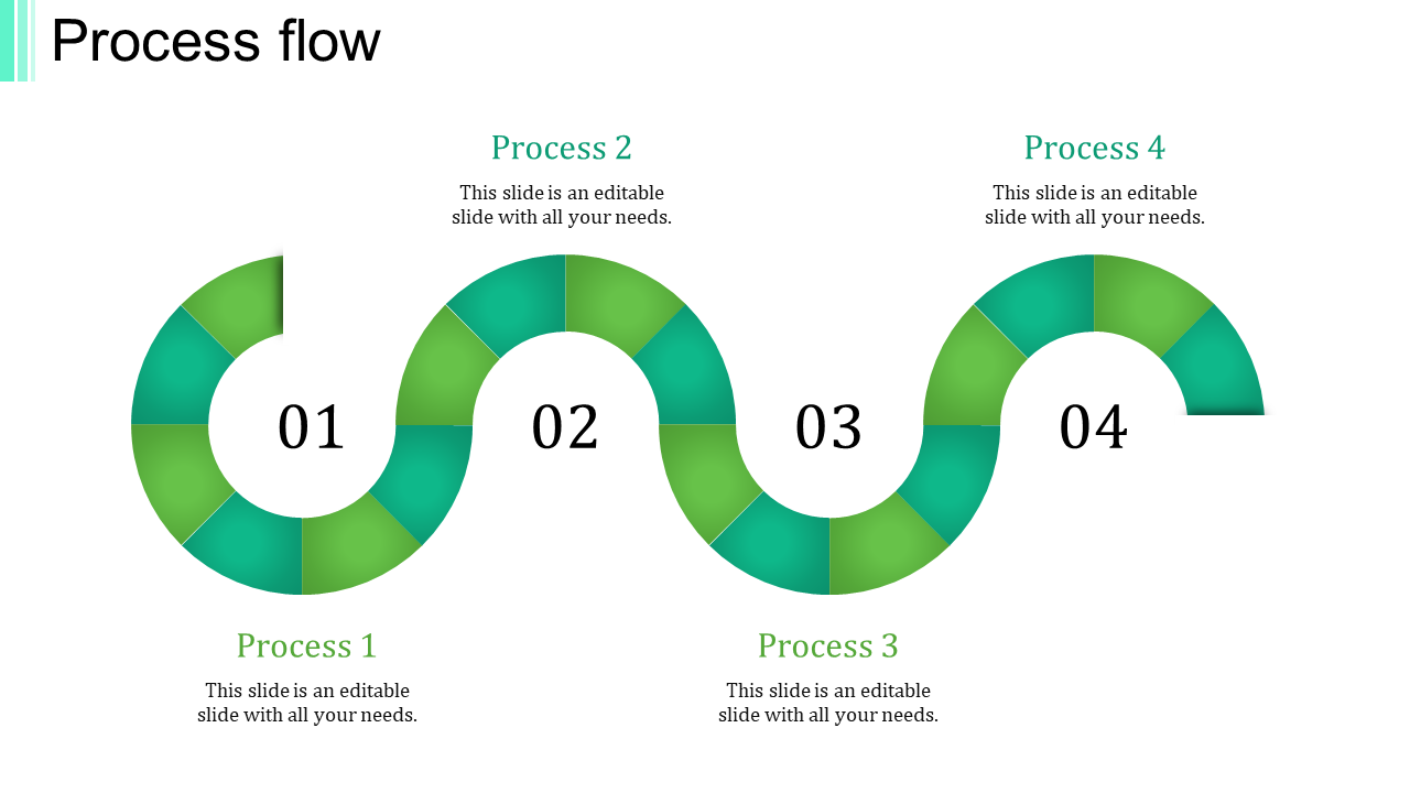 Prime Process Flow PPT And Google Slides Template