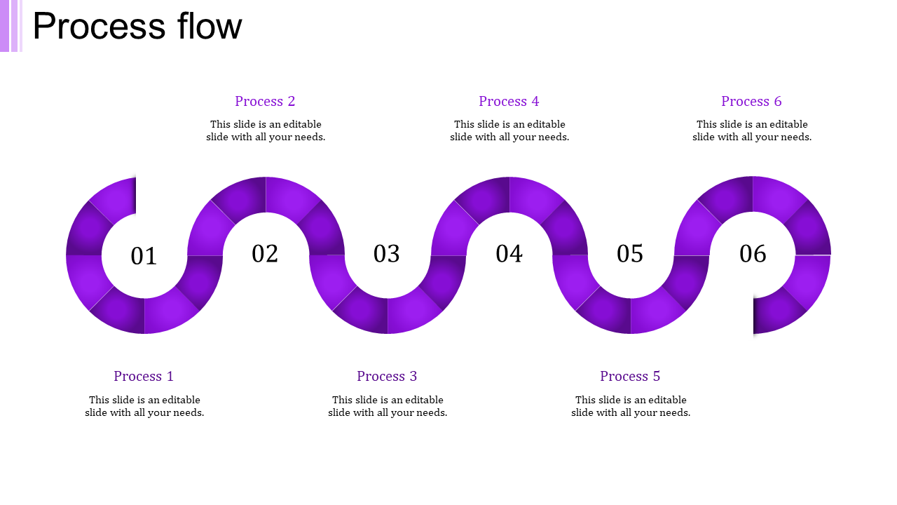 Colourful Process Flow PowerPoint Presentation Themes