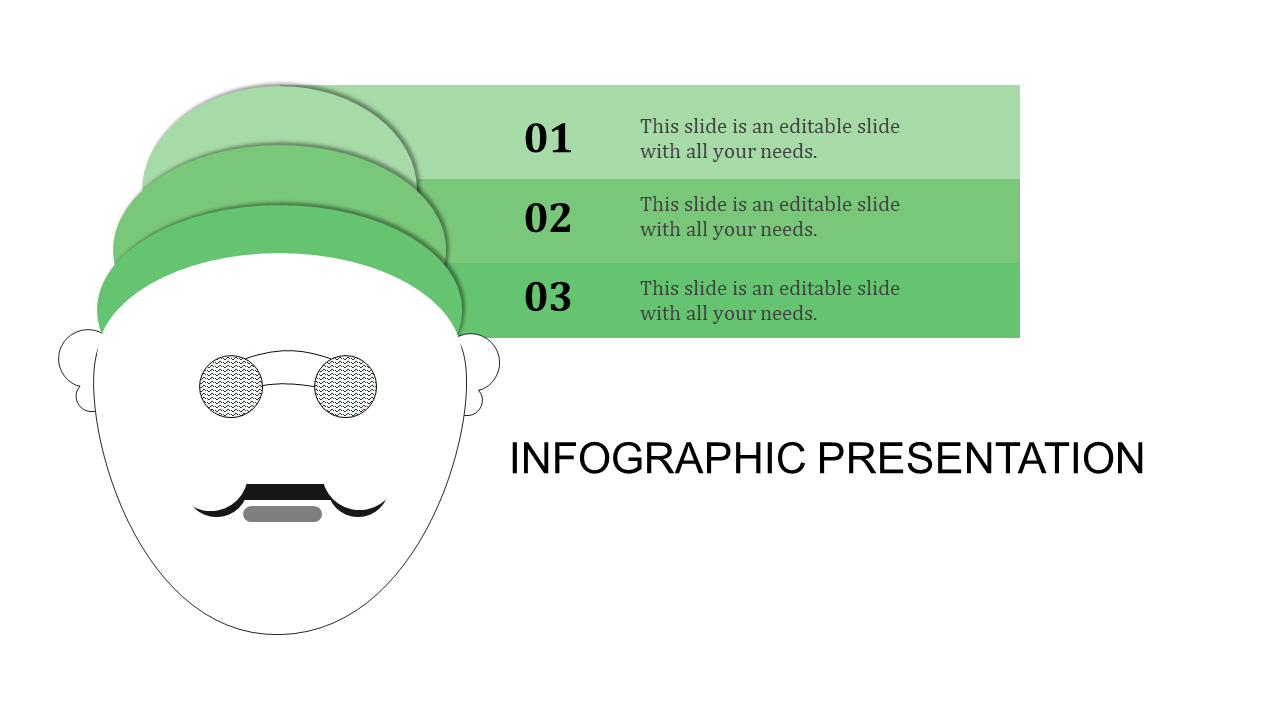 Attractive Infographic Presentation Slide Template