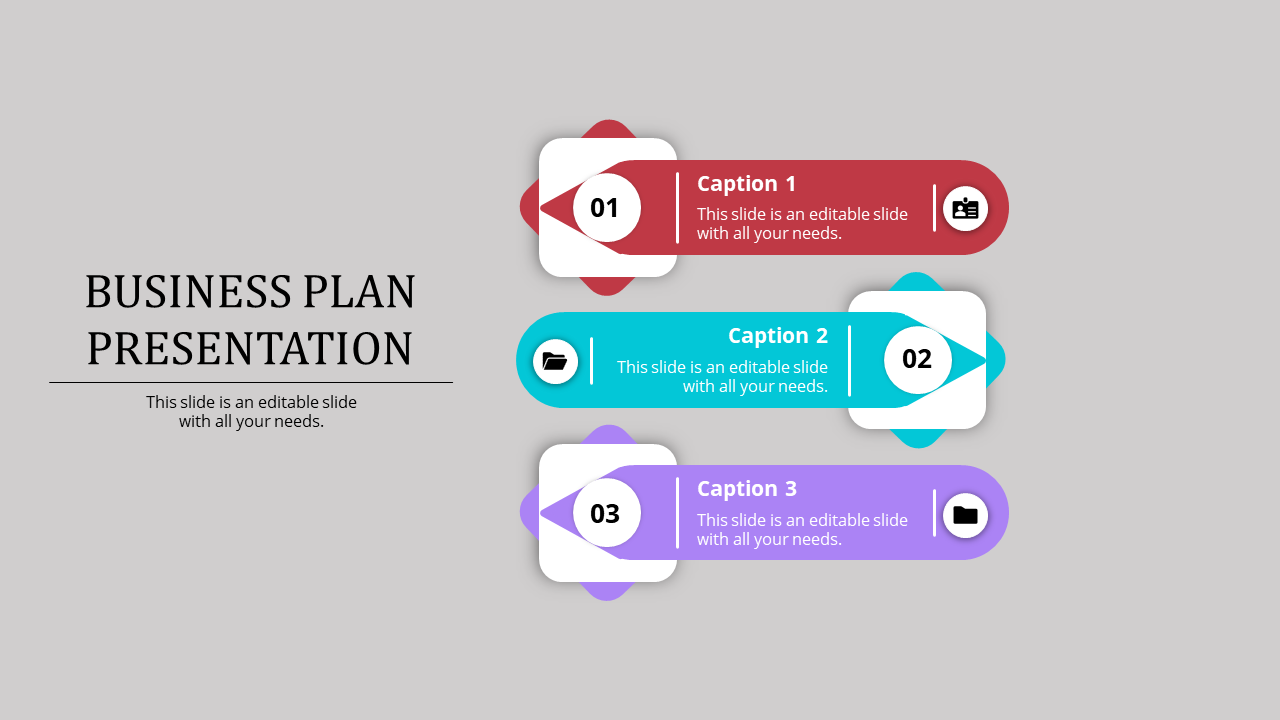 Editable Business Plan Presentation Template For PPT