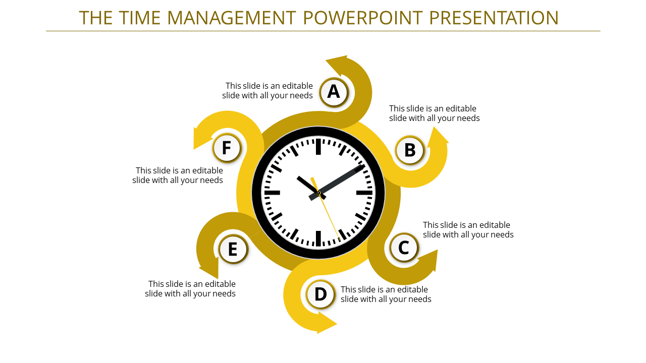 Six Nodded Management PPT Presentation And Google Slides