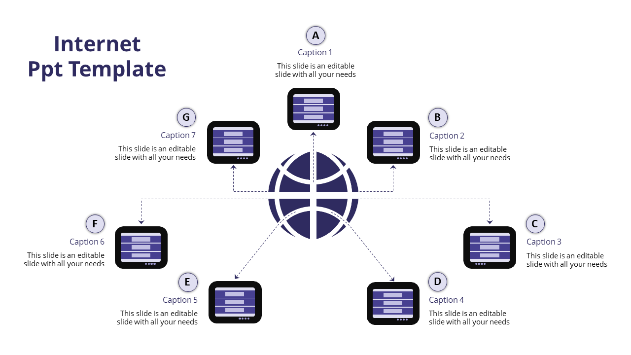 Simple Quality Internet PowerPoint Presentation Template