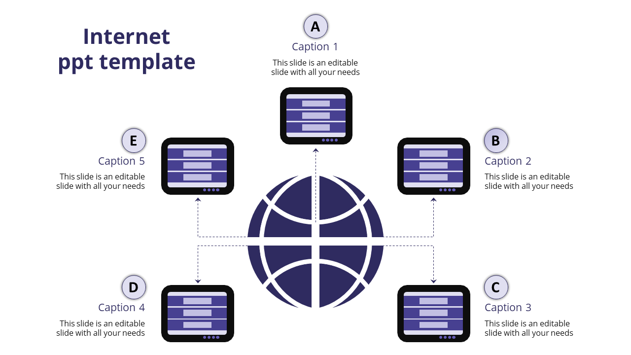 Dynamic Internet PowerPoint Template for Tech Solutions