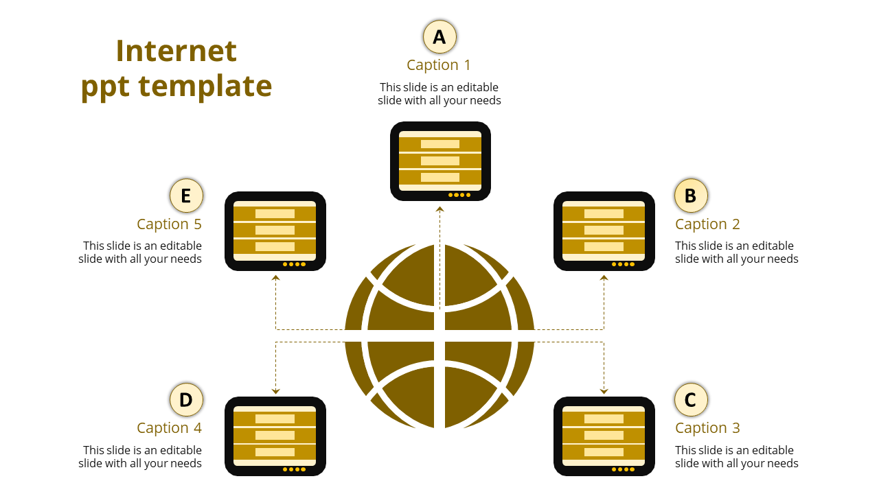  Internet PowerPoint Presentation Template Design