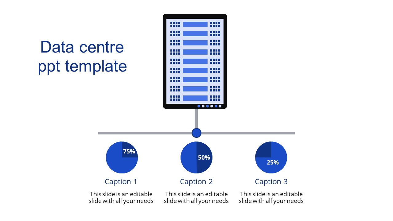 Creative Data Center PPT Template 