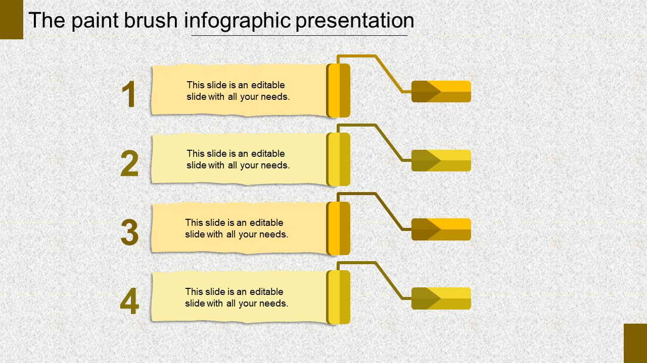 Infographic Presentation Template And Google Slides-Four Node