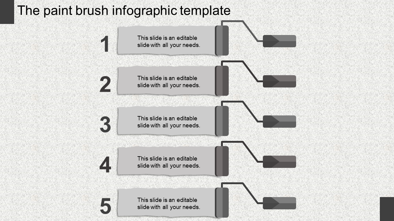 Try Our Infographic PPT Presentation In Grey Color Model