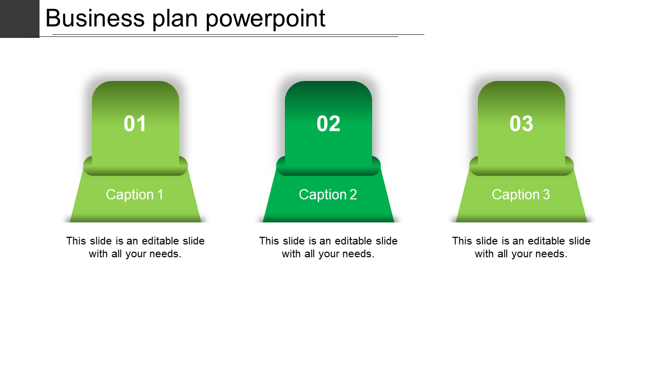 Modern Business Plan Presentation With Mixed Shape