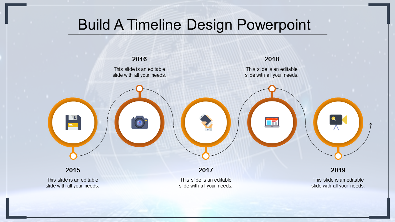 Attractive Timeline Design PPT and Google Slides Presentation