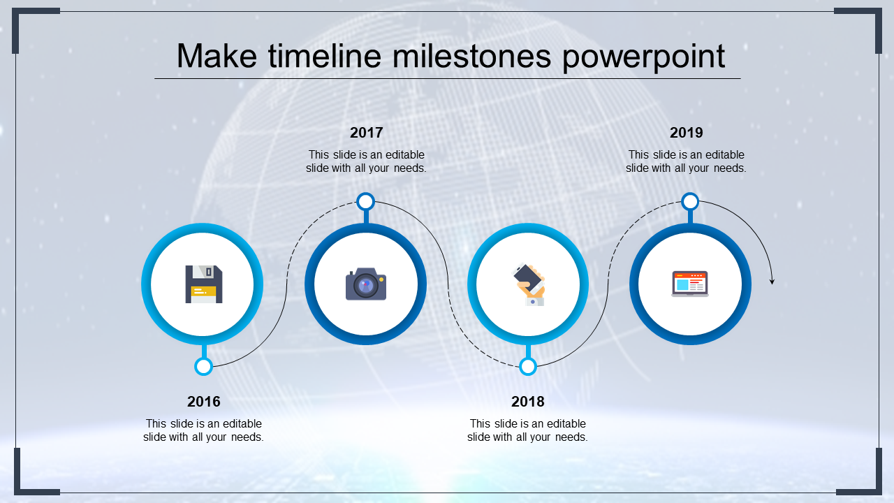 Timeline Design PowerPoint Template and Google Slides