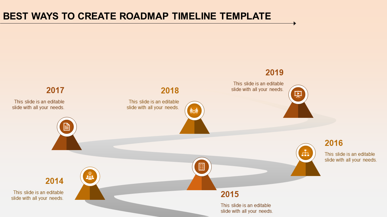 Strategic Roadmap Timeline Template for Business Planning