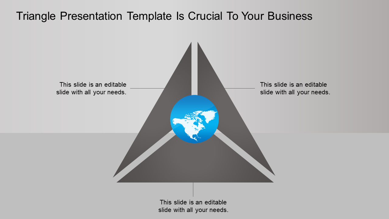 Triangle Presentation Template PowerPoint and Google Slides Themes